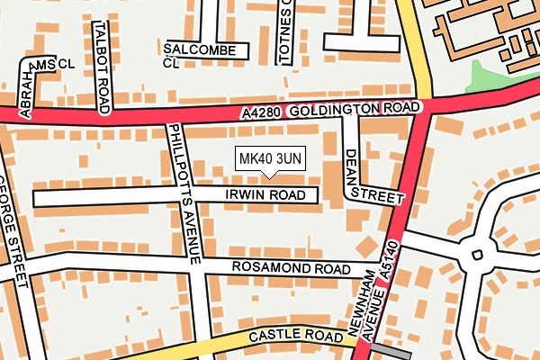 MK40 3UN map - OS OpenMap – Local (Ordnance Survey) MK40 3UN map - OS OpenMap – Local (Ordnance Survey)