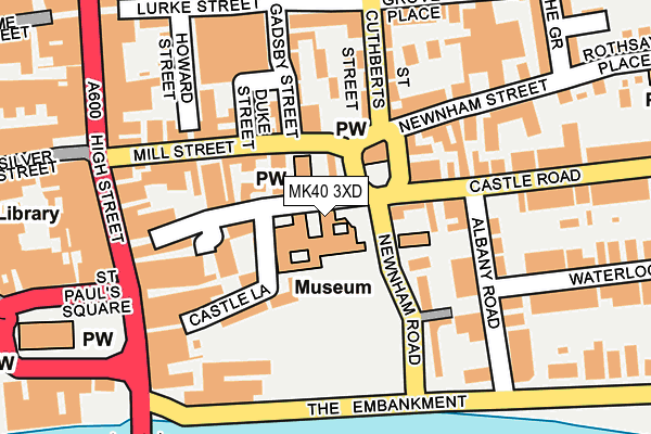 MK40 3XD map - OS OpenMap – Local (Ordnance Survey) MK40 3XD map - OS OpenMap – Local (Ordnance Survey)