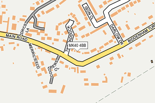 MK40 4BB map - OS OpenMap – Local (Ordnance Survey) MK40 4BB map - OS OpenMap – Local (Ordnance Survey)