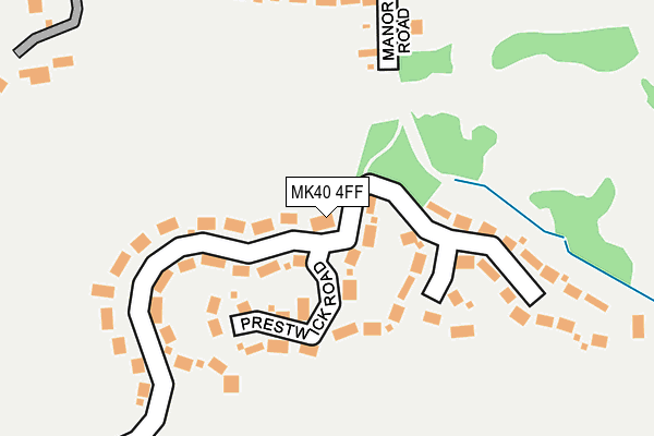 MK40 4FF map - OS OpenMap – Local (Ordnance Survey) MK40 4FF map - OS OpenMap – Local (Ordnance Survey)