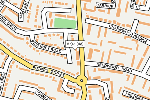 MK41 0AS map - OS OpenMap – Local (Ordnance Survey) MK41 0AS map - OS OpenMap – Local (Ordnance Survey)