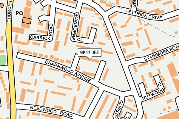 MK41 0BE map - OS OpenMap – Local (Ordnance Survey) MK41 0BE map - OS OpenMap – Local (Ordnance Survey)