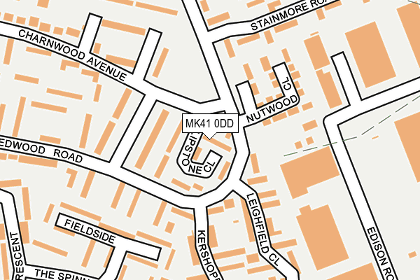 MK41 0DD map - OS OpenMap – Local (Ordnance Survey) MK41 0DD map - OS OpenMap – Local (Ordnance Survey)