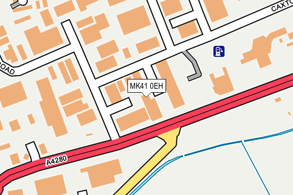 MK41 0EH map - OS OpenMap – Local (Ordnance Survey) MK41 0EH map - OS OpenMap – Local (Ordnance Survey)
