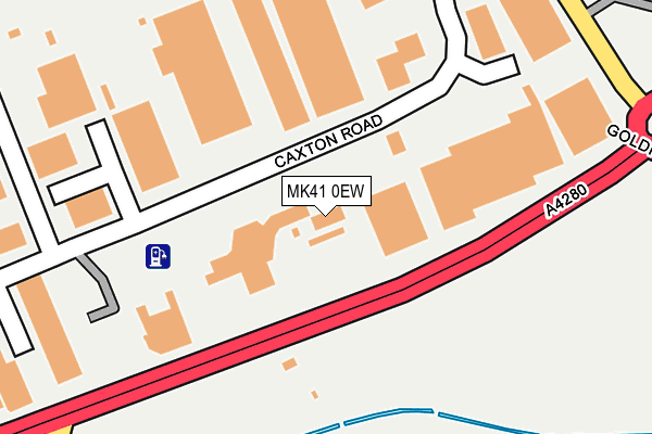 MK41 0EW map - OS OpenMap – Local (Ordnance Survey) MK41 0EW map - OS OpenMap – Local (Ordnance Survey)