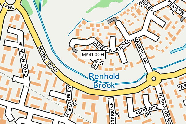 MK41 0GH map - OS OpenMap – Local (Ordnance Survey) MK41 0GH map - OS OpenMap – Local (Ordnance Survey)