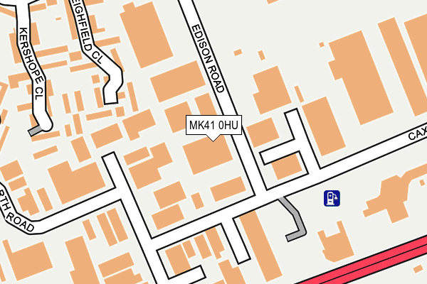 MK41 0HU map - OS OpenMap – Local (Ordnance Survey) MK41 0HU map - OS OpenMap – Local (Ordnance Survey)