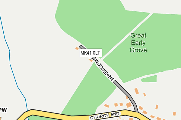 MK41 0LT map - OS OpenMap – Local (Ordnance Survey) MK41 0LT map - OS OpenMap – Local (Ordnance Survey)