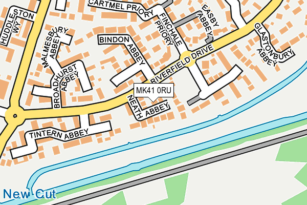 MK41 0RU map - OS OpenMap – Local (Ordnance Survey) MK41 0RU map - OS OpenMap – Local (Ordnance Survey)