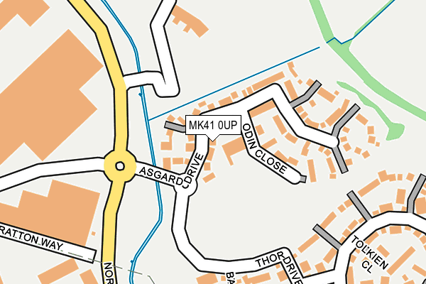 MK41 0UP map - OS OpenMap – Local (Ordnance Survey) MK41 0UP map - OS OpenMap – Local (Ordnance Survey)