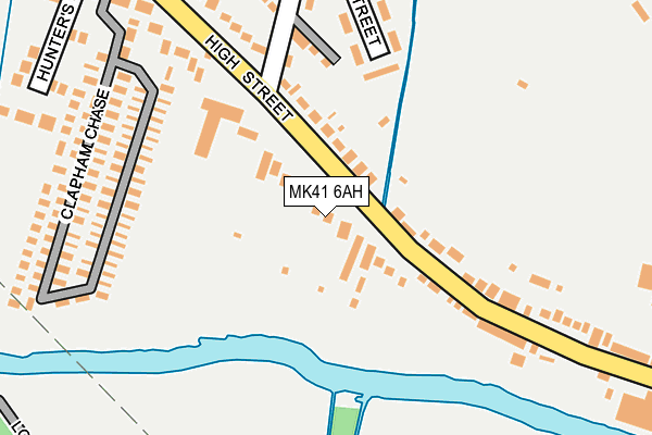 MK41 6AH map - OS OpenMap – Local (Ordnance Survey) MK41 6AH map - OS OpenMap – Local (Ordnance Survey)