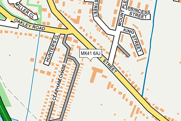 MK41 6AJ map - OS OpenMap – Local (Ordnance Survey) MK41 6AJ map - OS OpenMap – Local (Ordnance Survey)