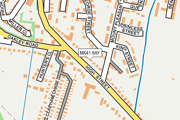 MK41 6AY map - OS OpenMap – Local (Ordnance Survey) MK41 6AY map - OS OpenMap – Local (Ordnance Survey)