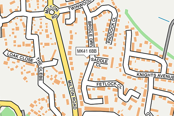 MK41 6BB map - OS OpenMap – Local (Ordnance Survey) MK41 6BB map - OS OpenMap – Local (Ordnance Survey)