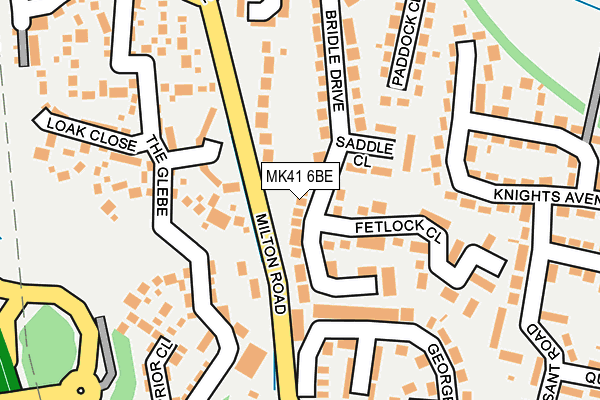 MK41 6BE map - OS OpenMap – Local (Ordnance Survey) MK41 6BE map - OS OpenMap – Local (Ordnance Survey)