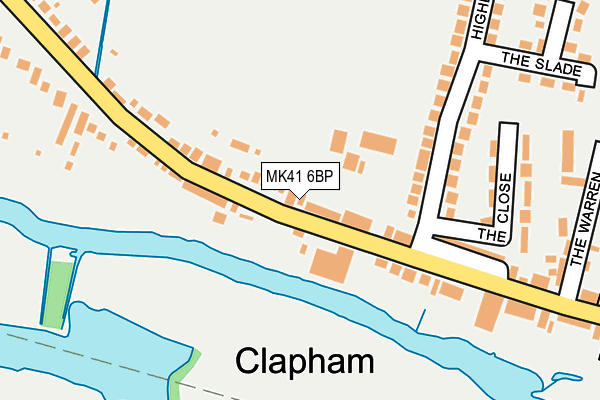 MK41 6BP map - OS OpenMap – Local (Ordnance Survey) MK41 6BP map - OS OpenMap – Local (Ordnance Survey)