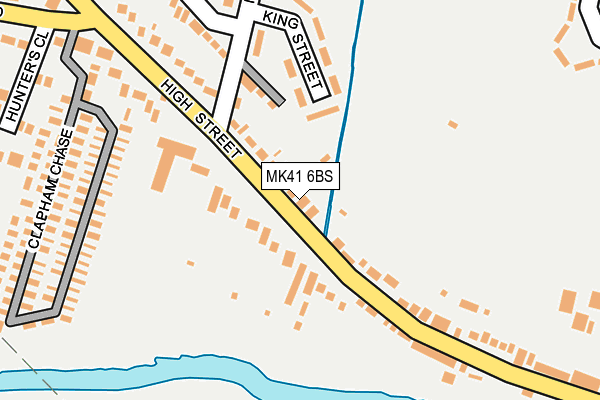 MK41 6BS map - OS OpenMap – Local (Ordnance Survey) MK41 6BS map - OS OpenMap – Local (Ordnance Survey)