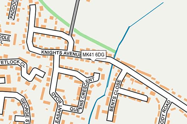MK41 6DG map - OS OpenMap – Local (Ordnance Survey) MK41 6DG map - OS OpenMap – Local (Ordnance Survey)