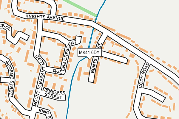 MK41 6DY map - OS OpenMap – Local (Ordnance Survey) MK41 6DY map - OS OpenMap – Local (Ordnance Survey)