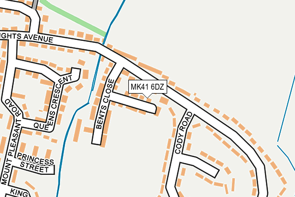 MK41 6DZ map - OS OpenMap – Local (Ordnance Survey) MK41 6DZ map - OS OpenMap – Local (Ordnance Survey)
