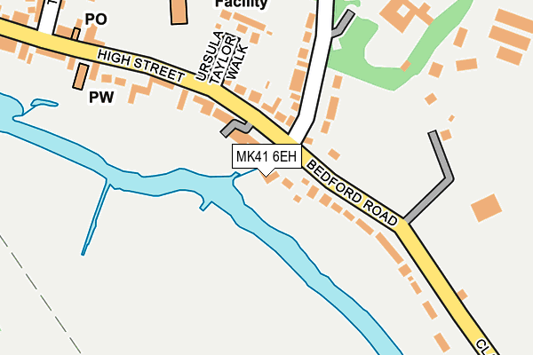 MK41 6EH map - OS OpenMap – Local (Ordnance Survey) MK41 6EH map - OS OpenMap – Local (Ordnance Survey)