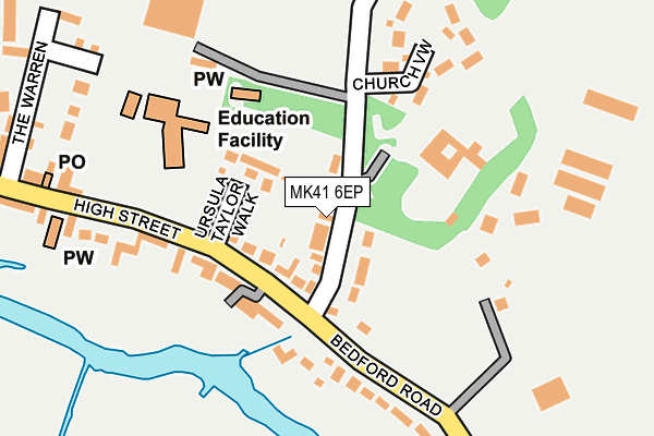 MK41 6EP map - OS OpenMap – Local (Ordnance Survey) MK41 6EP map - OS OpenMap – Local (Ordnance Survey)