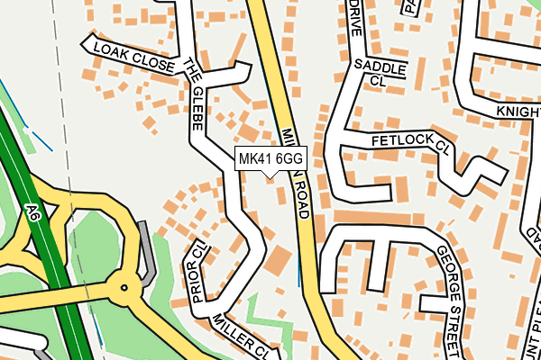 MK41 6GG map - OS OpenMap – Local (Ordnance Survey) MK41 6GG map - OS OpenMap – Local (Ordnance Survey)