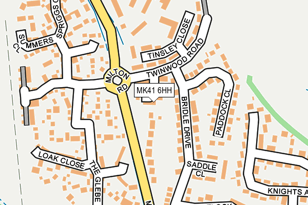 MK41 6HH map - OS OpenMap – Local (Ordnance Survey) MK41 6HH map - OS OpenMap – Local (Ordnance Survey)