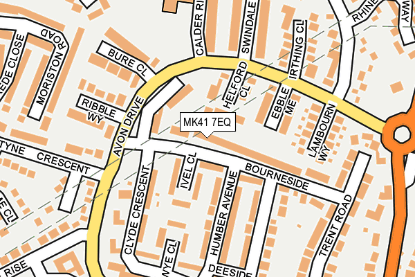 MK41 7EQ map - OS OpenMap – Local (Ordnance Survey) MK41 7EQ map - OS OpenMap – Local (Ordnance Survey)