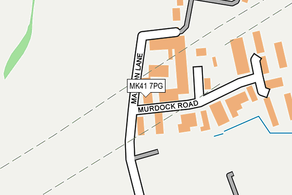 MK41 7PG map - OS OpenMap – Local (Ordnance Survey) MK41 7PG map - OS OpenMap – Local (Ordnance Survey)