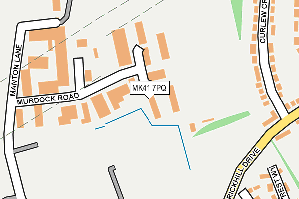 MK41 7PQ map - OS OpenMap – Local (Ordnance Survey) MK41 7PQ map - OS OpenMap – Local (Ordnance Survey)