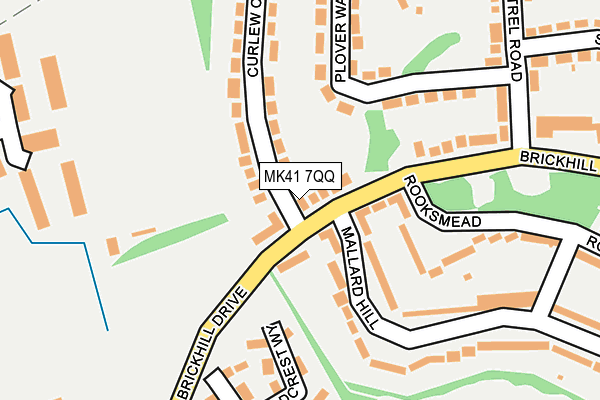MK41 7QQ map - OS OpenMap – Local (Ordnance Survey) MK41 7QQ map - OS OpenMap – Local (Ordnance Survey)