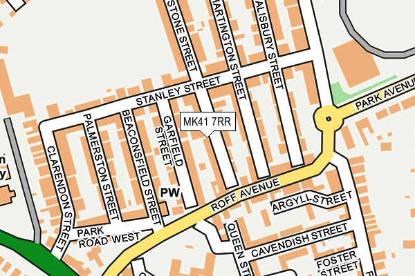 MK41 7RR map - OS OpenMap – Local (Ordnance Survey) MK41 7RR map - OS OpenMap – Local (Ordnance Survey)