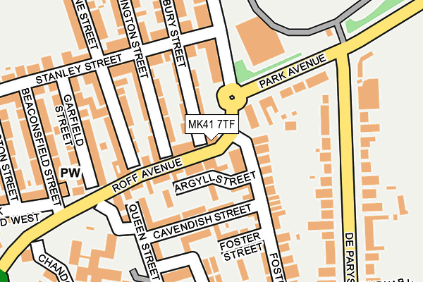 MK41 7TF map - OS OpenMap – Local (Ordnance Survey) MK41 7TF map - OS OpenMap – Local (Ordnance Survey)