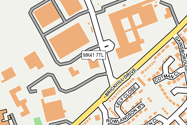 MK41 7TL map - OS OpenMap – Local (Ordnance Survey) MK41 7TL map - OS OpenMap – Local (Ordnance Survey)