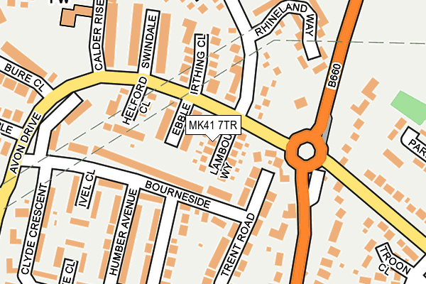 MK41 7TR map - OS OpenMap – Local (Ordnance Survey) MK41 7TR map - OS OpenMap – Local (Ordnance Survey)