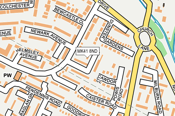 MK41 8ND map - OS OpenMap – Local (Ordnance Survey) MK41 8ND map - OS OpenMap – Local (Ordnance Survey)