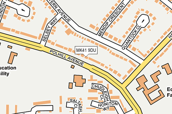 MK41 9DU map - OS OpenMap – Local (Ordnance Survey) MK41 9DU map - OS OpenMap – Local (Ordnance Survey)