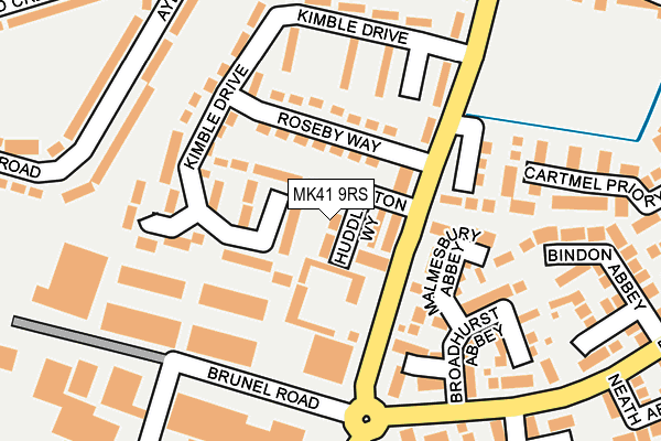 MK41 9RS map - OS OpenMap – Local (Ordnance Survey) MK41 9RS map - OS OpenMap – Local (Ordnance Survey)