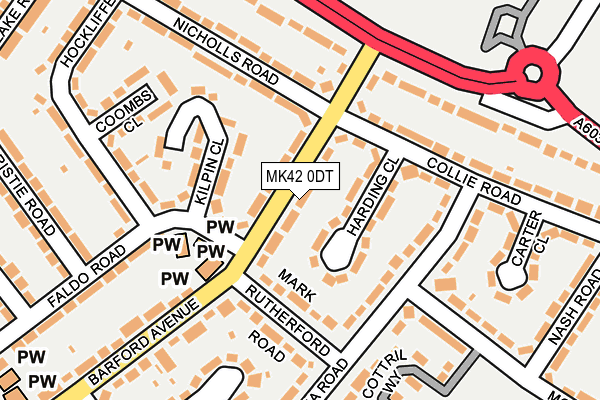 MK42 0DT map - OS OpenMap – Local (Ordnance Survey) MK42 0DT map - OS OpenMap – Local (Ordnance Survey)