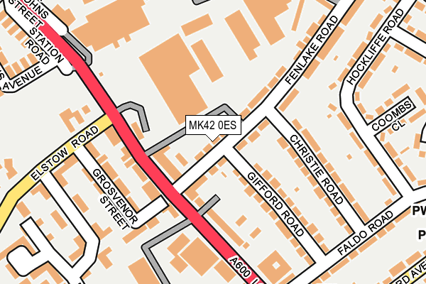 MK42 0ES map - OS OpenMap – Local (Ordnance Survey) MK42 0ES map - OS OpenMap – Local (Ordnance Survey)