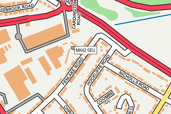 MK42 0EU map - OS OpenMap – Local (Ordnance Survey) MK42 0EU map - OS OpenMap – Local (Ordnance Survey)