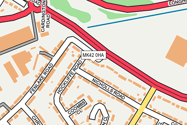 MK42 0HA map - OS OpenMap – Local (Ordnance Survey) MK42 0HA map - OS OpenMap – Local (Ordnance Survey)