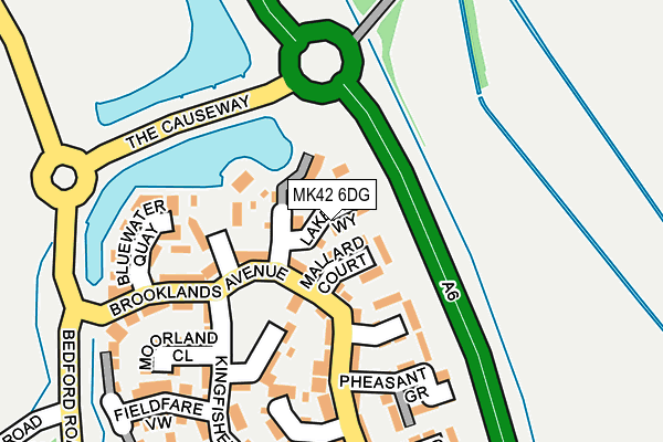 MK42 6DG map - OS OpenMap – Local (Ordnance Survey) MK42 6DG map - OS OpenMap – Local (Ordnance Survey)