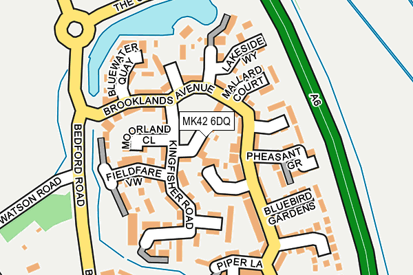 MK42 6DQ map - OS OpenMap – Local (Ordnance Survey) MK42 6DQ map - OS OpenMap – Local (Ordnance Survey)