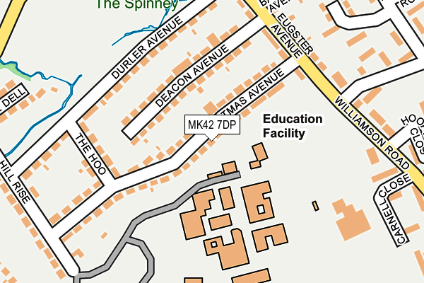 MK42 7DP map - OS OpenMap – Local (Ordnance Survey) MK42 7DP map - OS OpenMap – Local (Ordnance Survey)