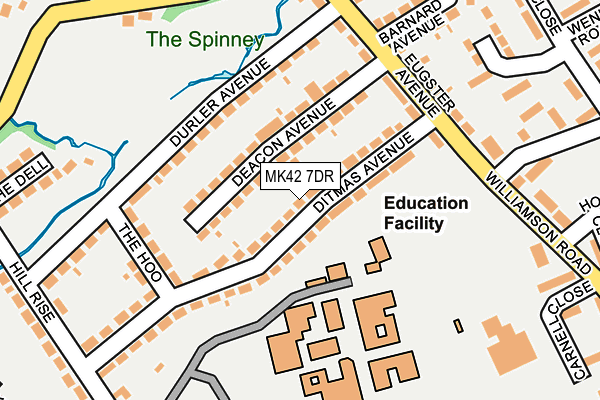 MK42 7DR map - OS OpenMap – Local (Ordnance Survey) MK42 7DR map - OS OpenMap – Local (Ordnance Survey)