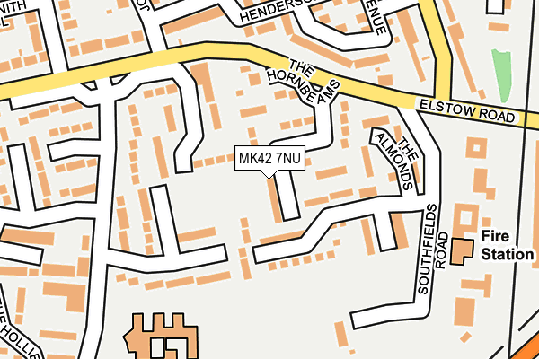 MK42 7NU map - OS OpenMap – Local (Ordnance Survey) MK42 7NU map - OS OpenMap – Local (Ordnance Survey)