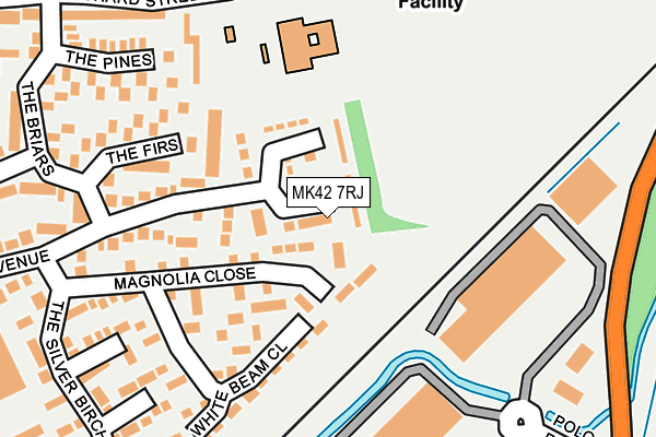 MK42 7RJ map - OS OpenMap – Local (Ordnance Survey) MK42 7RJ map - OS OpenMap – Local (Ordnance Survey)