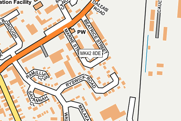 MK42 8DE map - OS OpenMap – Local (Ordnance Survey) MK42 8DE map - OS OpenMap – Local (Ordnance Survey)